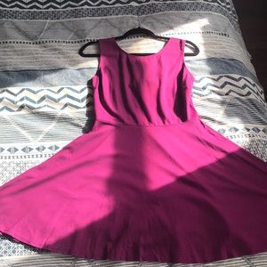 Aqua Pink Dress Open Back